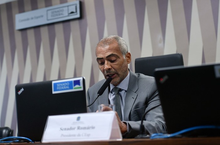 Projeto estimula participação de atletas olímpicos e paralímpicos nas competições, defende Romário, relator do texto - Foto: Edilson Rodrigues/Agência Senado