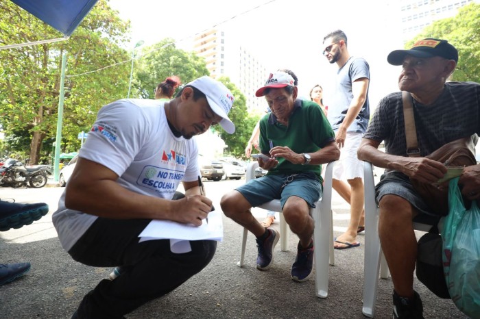 Sespa participa de ação especial da Semana Nacional do Trânsito na Praça da República