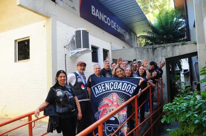 Banco de sangue de Hospital Geral de Nova Iguaçu recebe doações de Motoclube em seu primeiro sábado de atendimento
