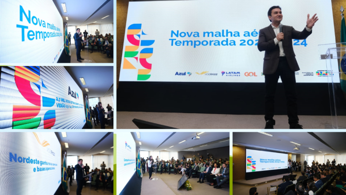 MTur e empresas aéreas apresentam malha de voos com 94 rotas para a alta temporada de verão