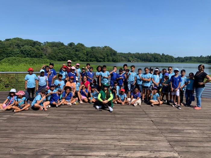 Parque Estadual do Utinga recebe 100 alunos de escola pública da Terra Firme