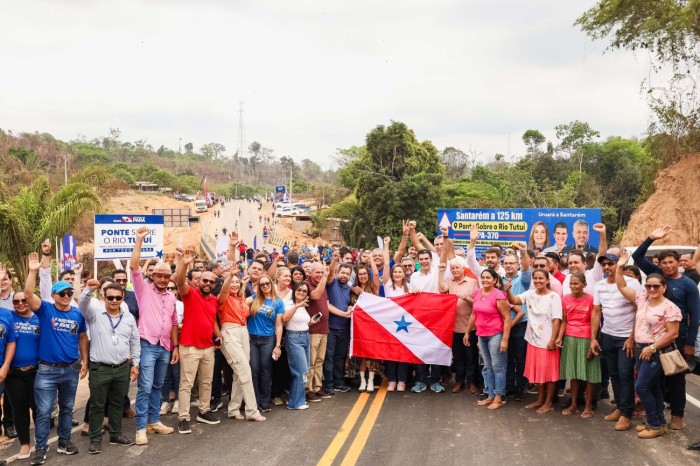 Rodovia PA-370, na região Oeste, tem mais 70 km asfaltados pelo governo do Estado