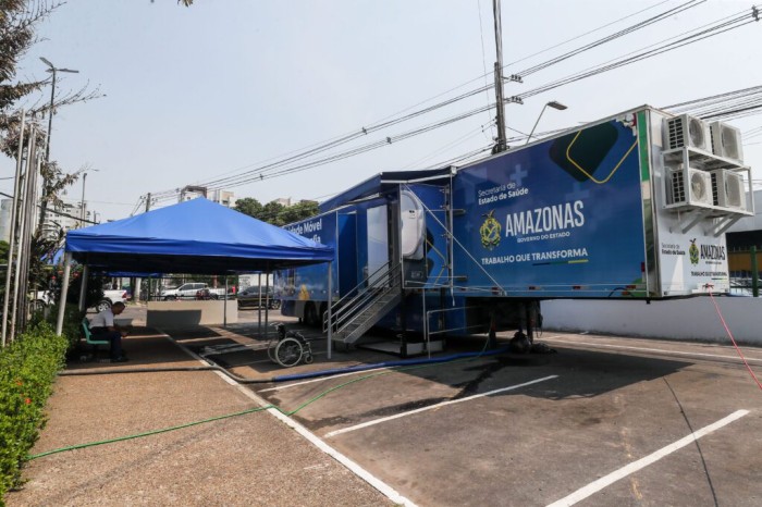 Saúde do Amazonas implanta serviço com carreta de apoio para a realização de exames de imagens da alta complexidade 