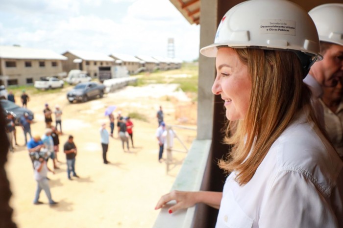 Governo do Estado e Ministério das Cidades visitam obras do residencial Pouso do Aracanga, em Ananindeua