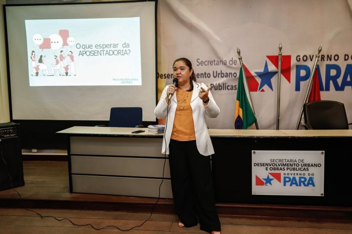 Servidores da Sedop participam de palestra sobre previdência estadual, em Belém
