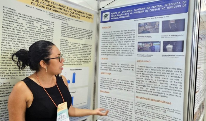 Participação em simpósio nacional fortalece ação e produção científica da Vigilância Sanitária do Amazonas