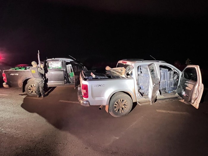 DOF apreende mais de 3,6 Ton. de maconha em camionetas roubadas no Paraná