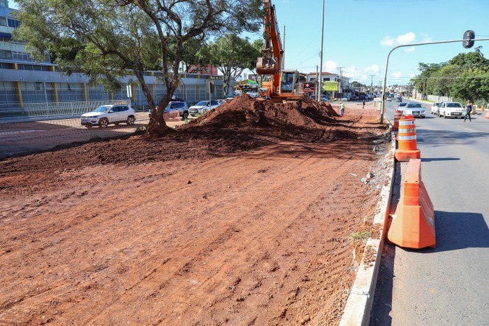 Faltam 175 m para concluir a pavimentação da marginal sul