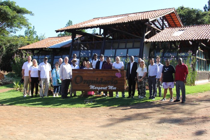 Embaixadores fotografam no Jardim Botânico