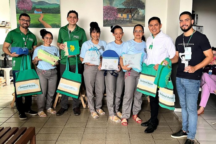 Cooperativa de custodiadas da Seap recebe doação de material hospitalar, em Belém 