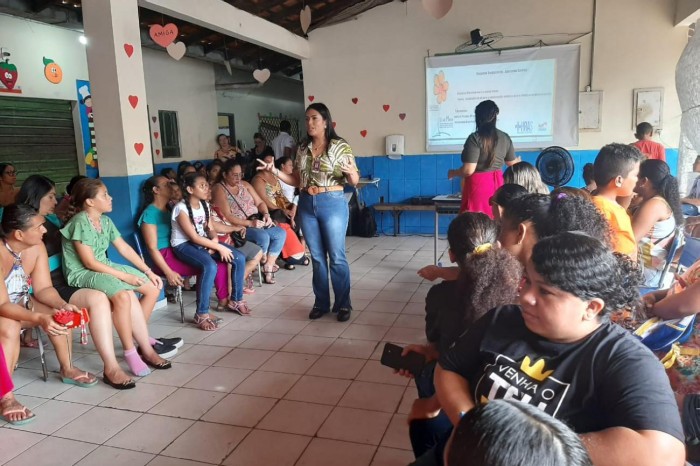 Hospital Abelardo Santos orienta estudantes sobre prevenção à exploração sexual infantil