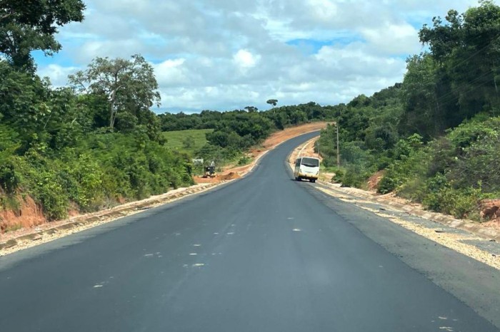 Secretaria de Estado de Transportes (Setran) conclui asfalto da PA-254, no Baixo Amazonas