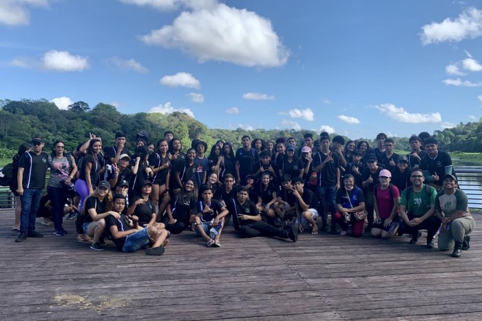 Parque Estadual do Utinga é laboratório ao ar livre para alunos da rede pública