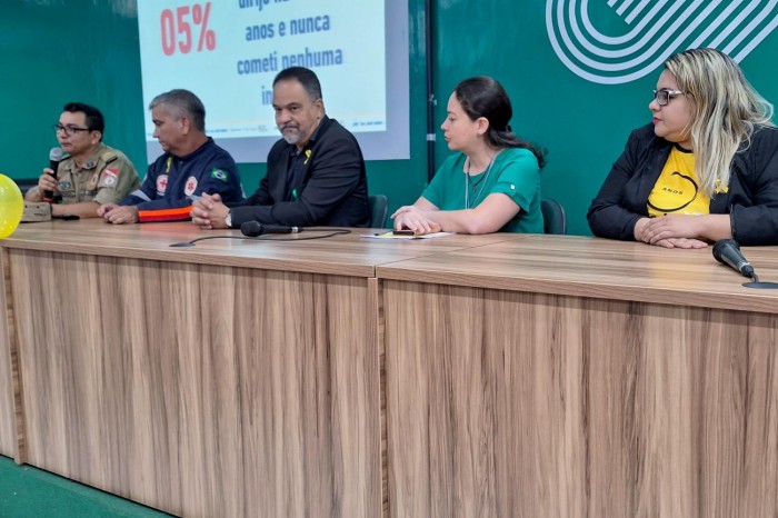 Regional do Baixo Amazonas promove conscientização sobre acidentes de trânsito
