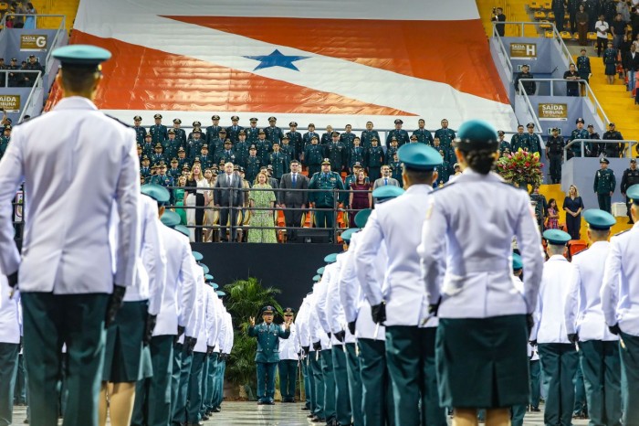 Governo do Pará forma mais 163 oficiais da Polícia Militar, todos com bacharelado em Direito