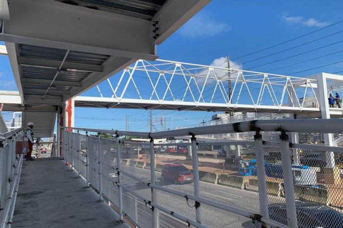 Obras do BRT Metropolitano avançam com liberação da primeira passarela na BR-316