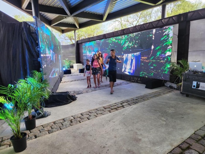 No Parque Porto Futuro, Semas oferece a experiência de estar em uma floresta 