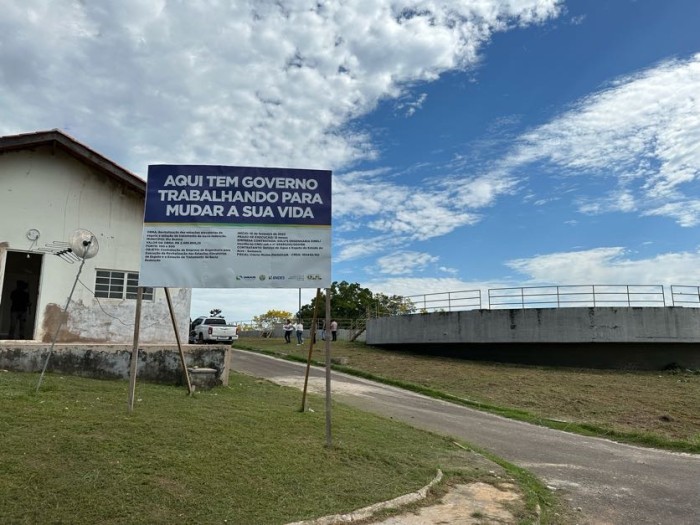 Estado vistoria obras de revitalização da ETE Redenção em Rio Branco