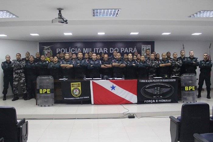 PM realiza formatura do I Curso de Ações Policiais em Grandes Eventos