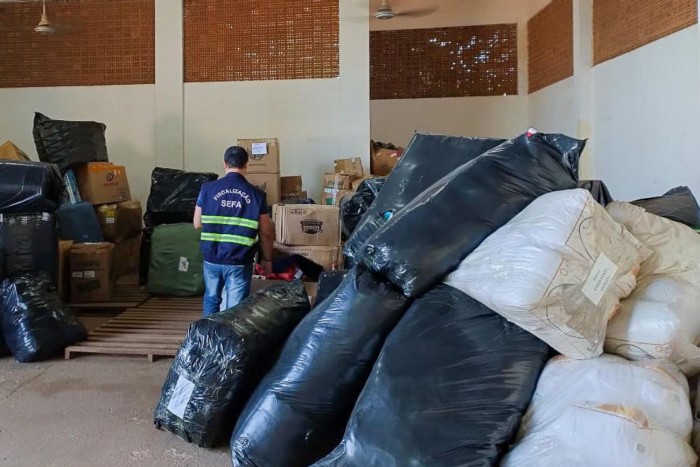 Sefa apreende 5.8 toneladas de mercadorias diversas no nordeste paraense 