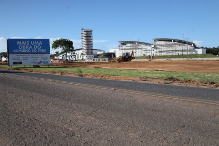 Centro de Convenções Sebastião Tapajós, em Santarém, alcança 90% dos serviços de obra