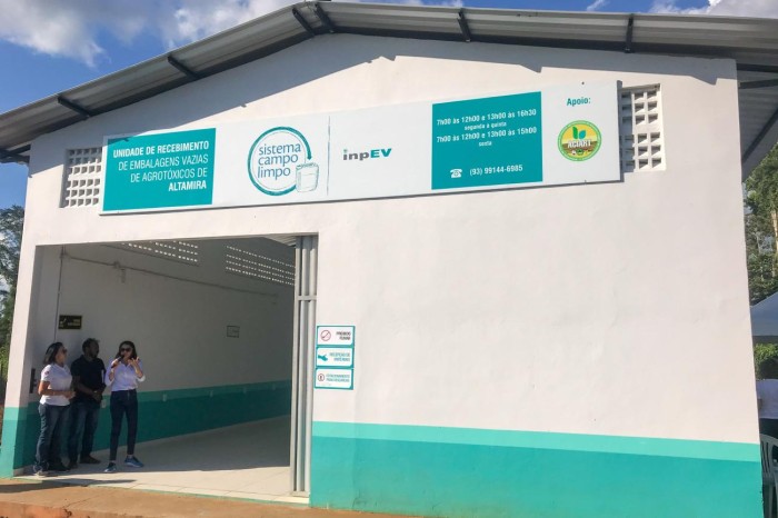 Em Altamira, Adepará entrega novo posto de recebimento de embalagens vazias de agrotóxicos 