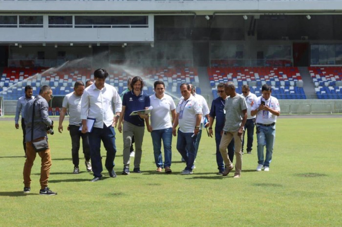 Conmebol realiza vistoria técnica no Novo Mangueirão, em Belém 