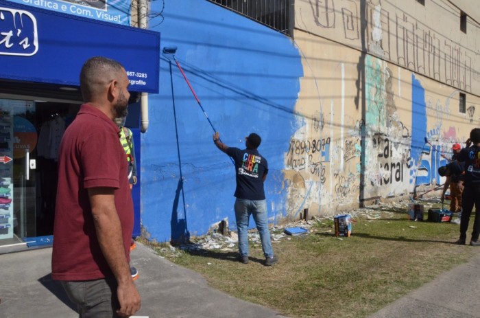 Prefeitura de Nova Iguaçu inicia projeto “Arte Urbana” para combater propagandas irregulares nos muros da cidade