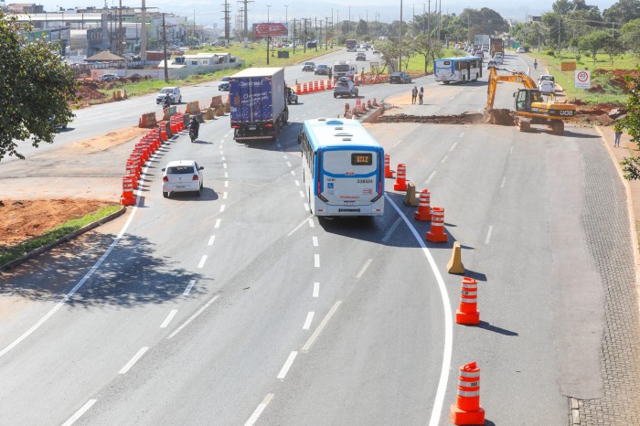 Na EPNB, fluxo será desviado para obras no viaduto