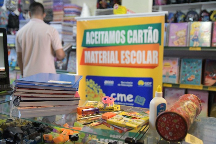 Prazo para utilização do Cartão Material Escolar termina no dia 31