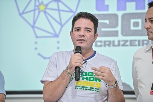 Governador Gladson Cameli participa do lançamento do Ideathon 2023