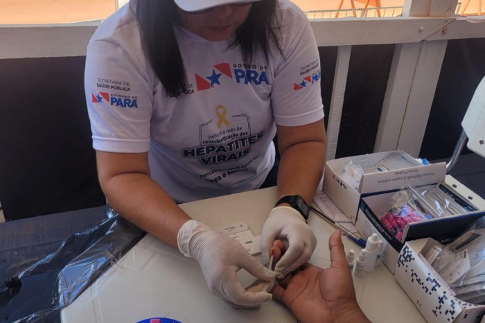 Sespa garante testes rápidos para hepatites e HIV e aplica vacinas em Salinópolis