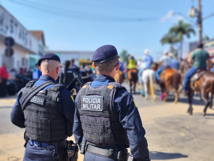 Mais de 120 policiais militares fizeram a segurança da Cavalgada 2023