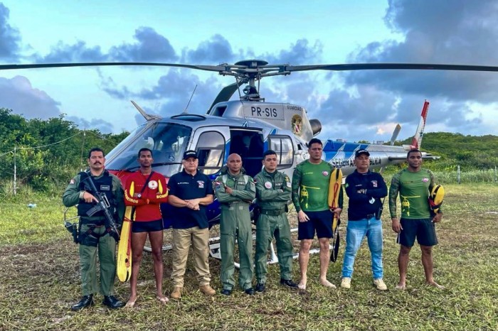 Graesp e Corpo de Bombeiros resgatam praticante de kitesurf em Salinópolis 