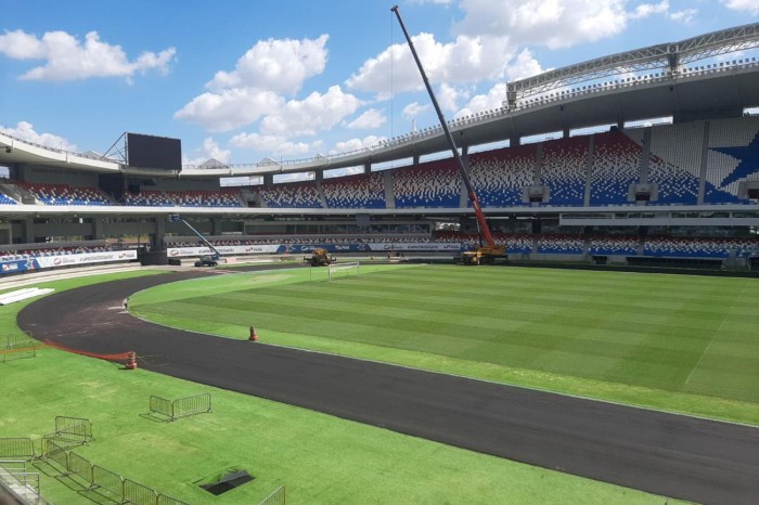 Obras da nova pista de atletismo do Novo Mangueirão avançam para fase final