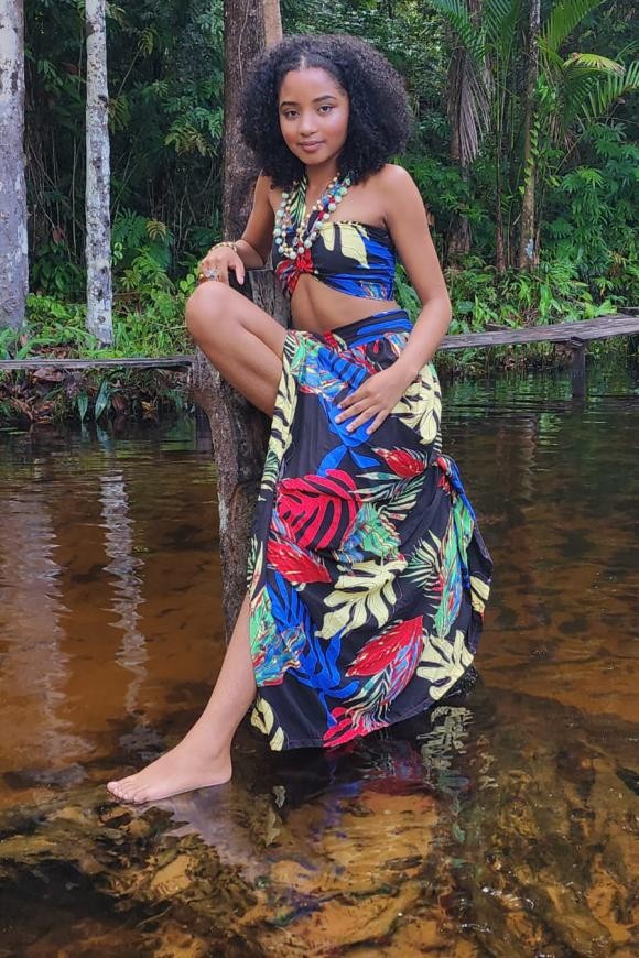 Desfile de moda afro-brasileira integra capacitação no Quilombo de Igarapé preto