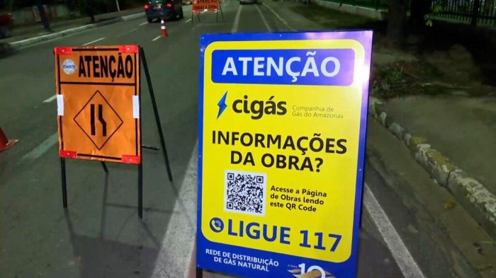 Obras de expansão da rede de gás natural são intensificadas