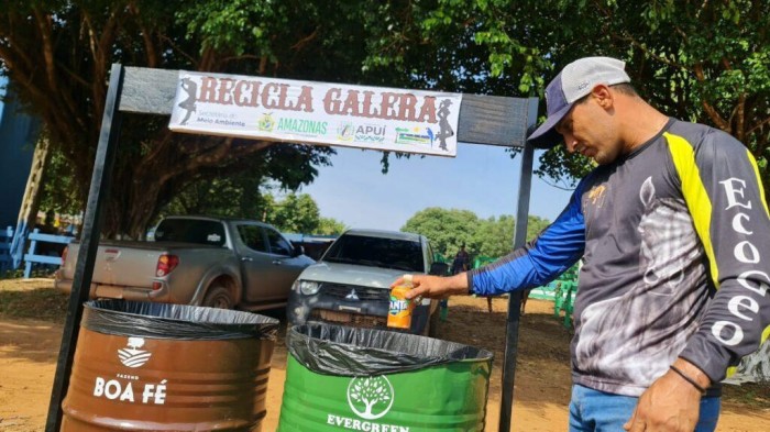 ‘Recicla, Galera’ em Apuí destina mais de meia tonelada de materiais para reciclagem em dois dias de ação