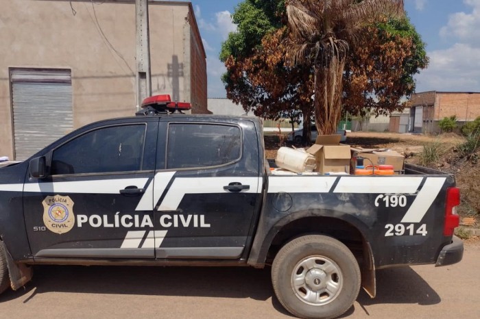 Proprietário de depósito clandestino de manipulação de agrotóxicos é preso pela Polícia Civil em Marabá