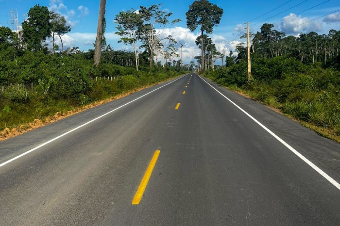 Estado avança com asfaltamento em mais de 70 quilômetros da PA-370, a Transuruará