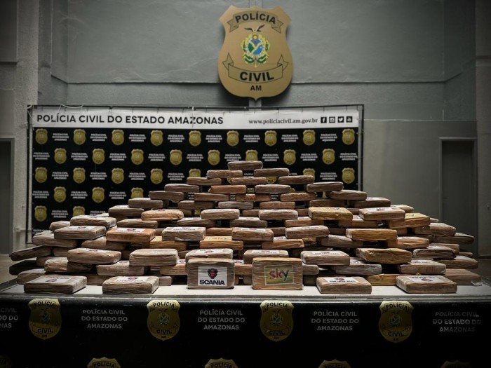 PC-AM deflagra operação policial e apreende cocaína avaliada em cerca de R$ 16 milhões