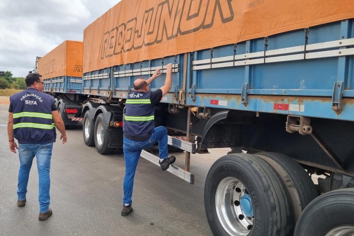 Mais de 147 toneladas de gergelim são apreendidas pela Sefa em Dom Eliseu 