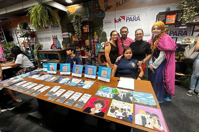 Obras autorais valorizam protagonismo de alunos da rede estadual na Feira do Livro 